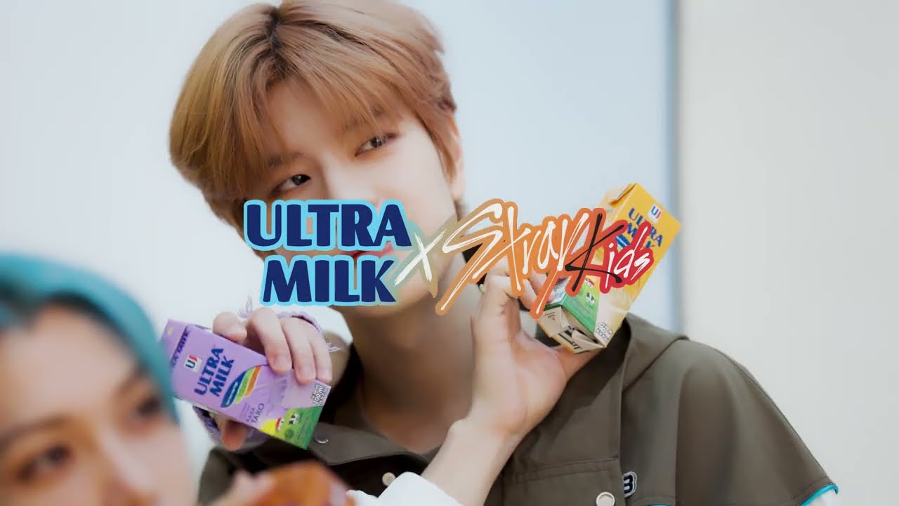 Behind the Scenes: Ultra Milk X Stray Kids Photoshoot - YouTube
