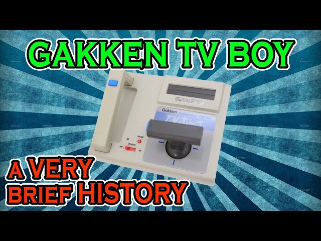 Gakken's Compact Vision TV Boy Console 🕹️ A VERY Brief History