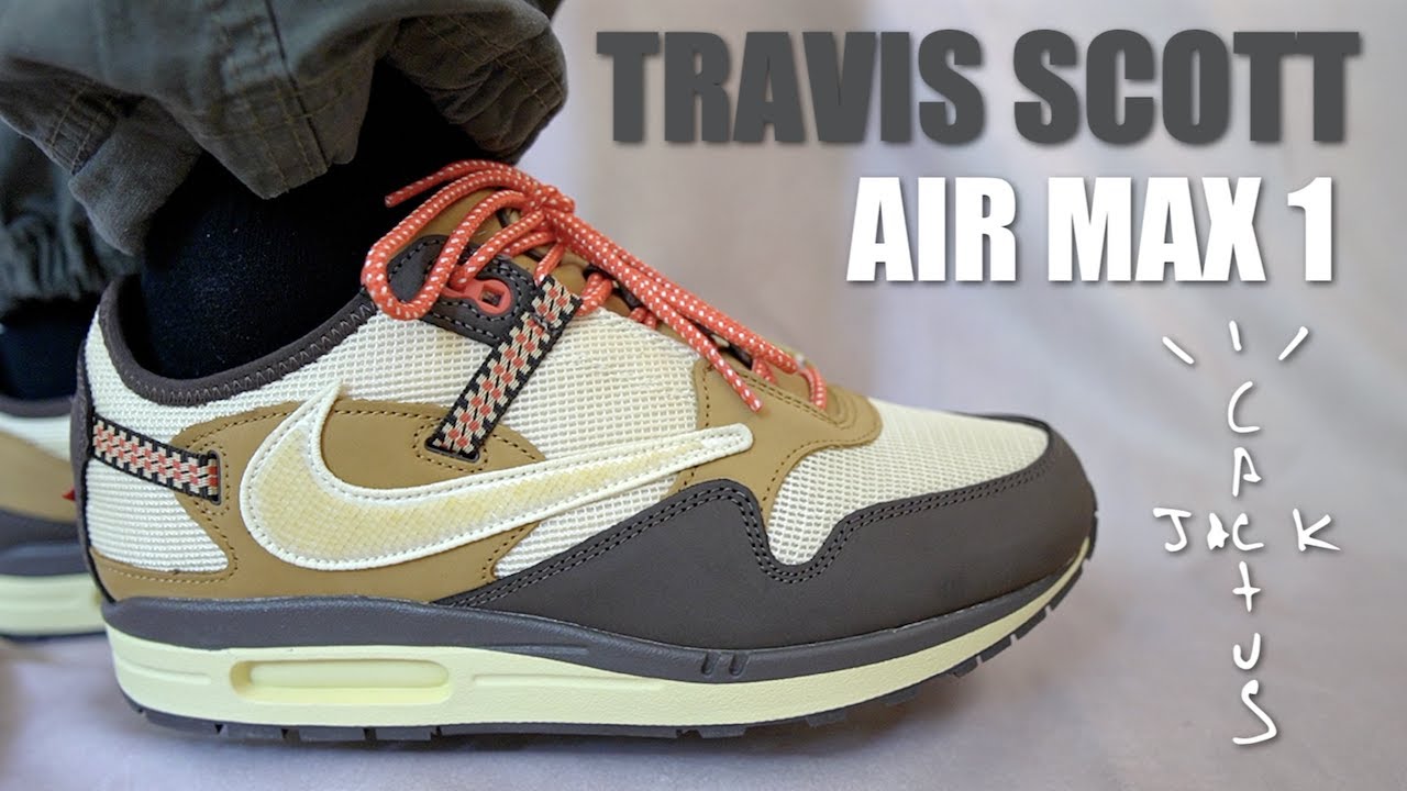 TRAVIS SCOTT NIKE AIR MAX 1 BAROQUE BROWN REVIEW & ON FEET - THE