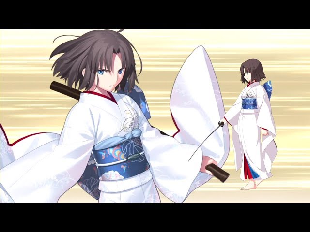 FGO】両儀式(セイバー)[新モーション]（宝具＋EXアタック）【復刻版:空