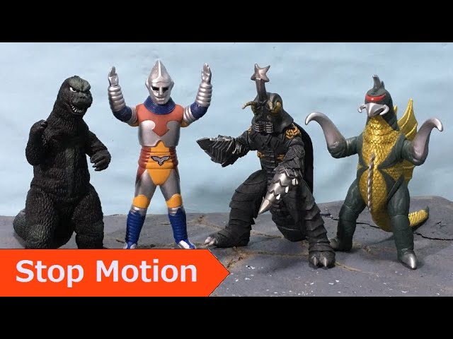 ジェットジャガー改造 コマ撮り◇Jet jaguar Movie monster series