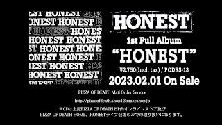 HONEST 1st Full Album『HONEST』トレーラー&オフィシャルインタビュー