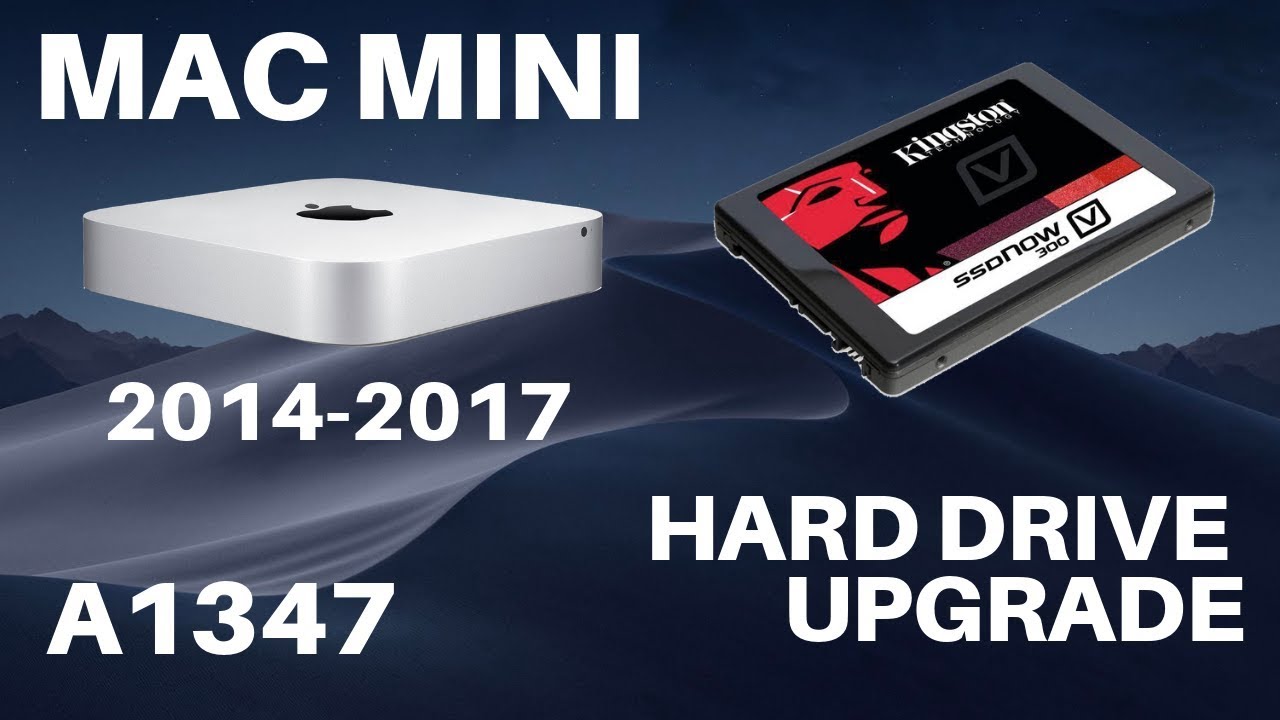 Hard Drive Upgrade SSD - Mac Mini 2014 - 2017 (A1347) - YouTube