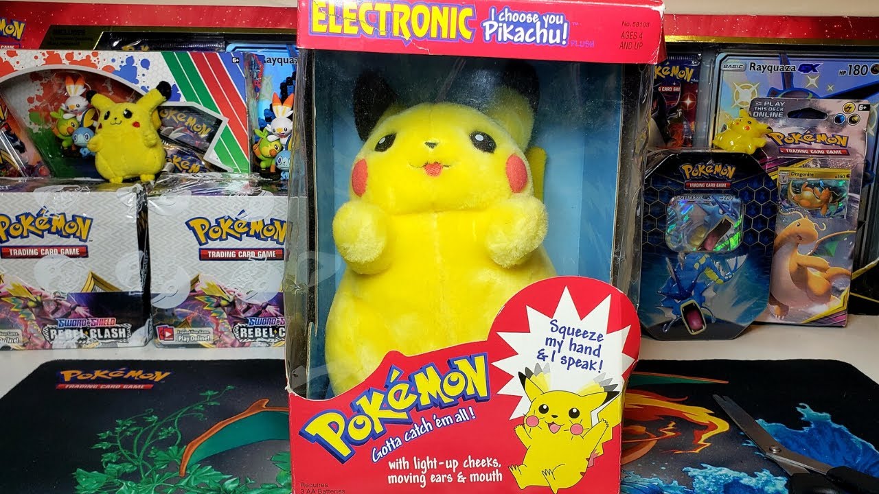 VINTAGE POKEMON HASBRO ELECTRONIC I CHOOSE YOU PIKACHU FROM 1999