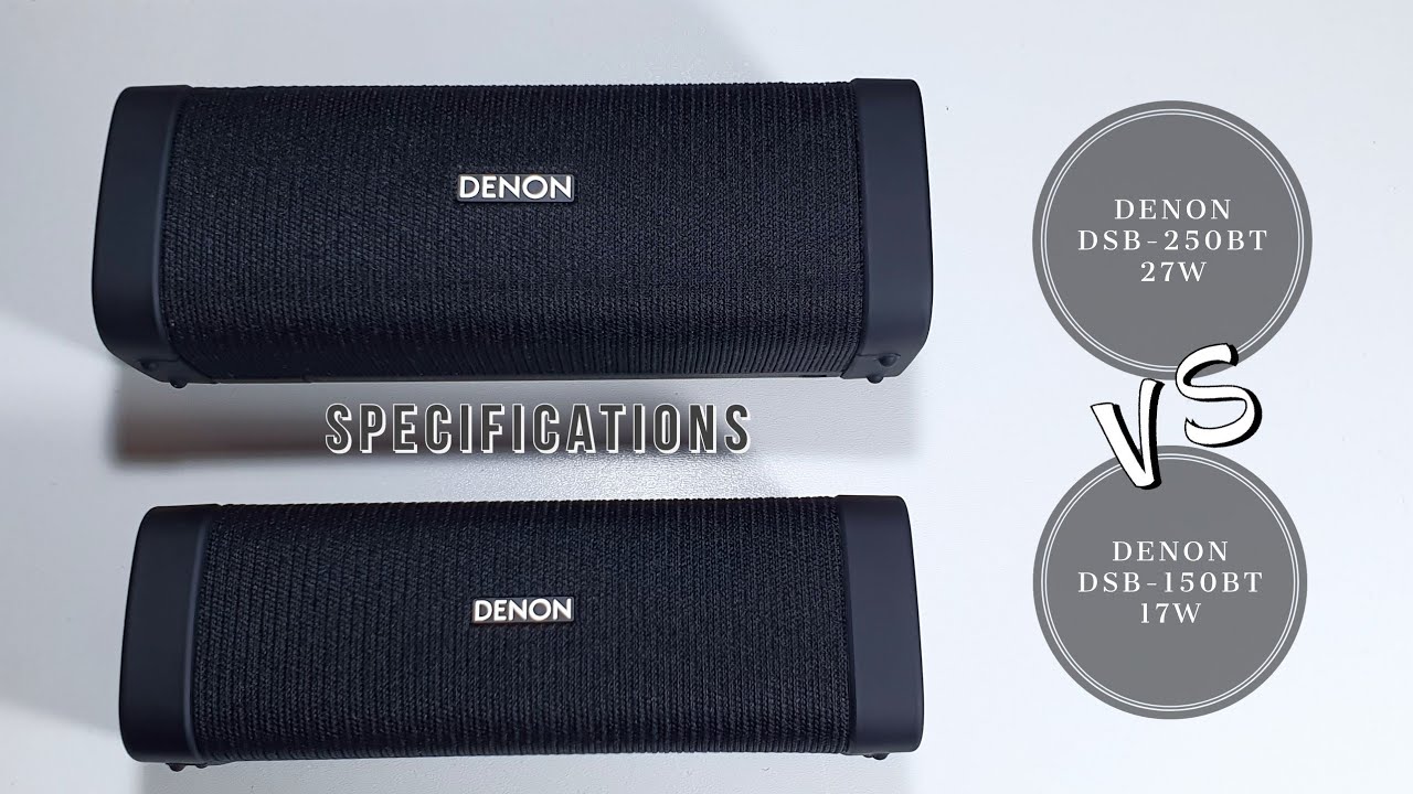 Denon DSB250BT vs DSB150BT - specs | What to buy? - YouTube