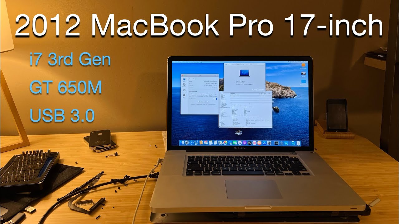 I built a custom 2012 MacBook Pro 17-inch - YouTube