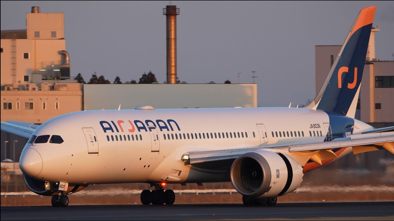 Air Japan Boeing 787-8 JA803A Landing at Narita 34R | NRT/RJAA