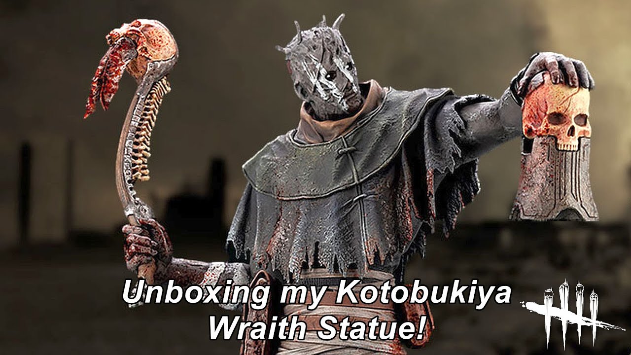 Dead By Daylight| Unboxing my Kotobukiya Wraith statue with bonus