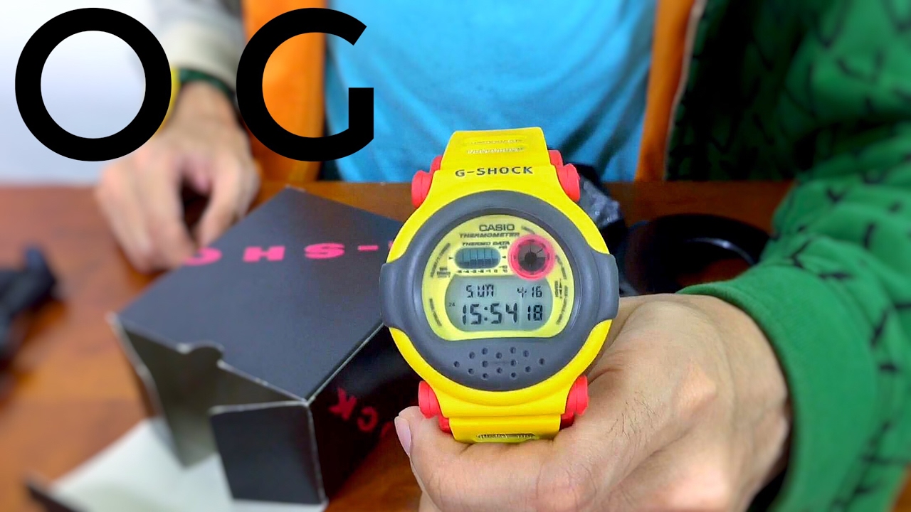 RARE 1994 released G-Shock DW-001J-9JF Thermo Data JASON - YouTube