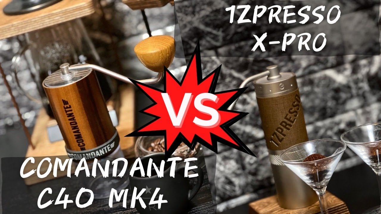 飲み比べ検証！】1Zpresso「X-Pro」vs COMANDANTE「C40 MK4」 - YouTube