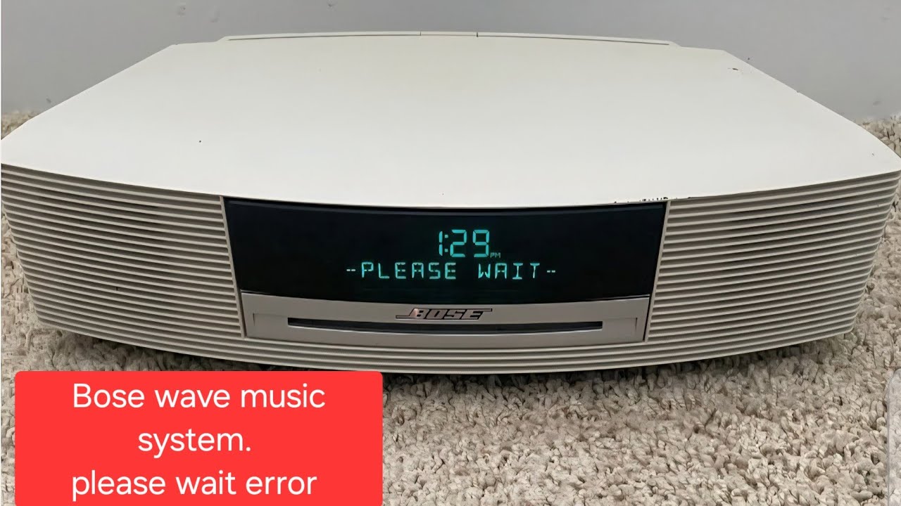 操作不能 CD故障のBose Wave Music Systemを修理 - YouTube