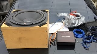 Serious DIY] vol.08 Subwoofer installation - YouTube