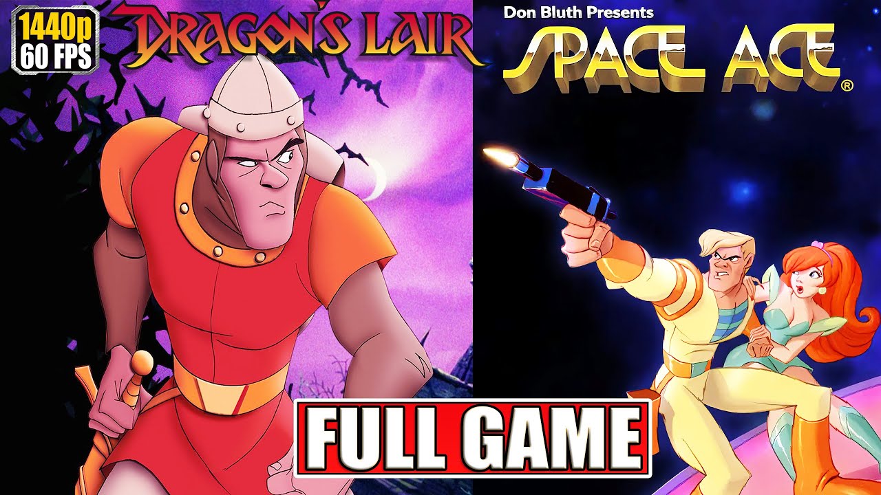 Dragon's Lair & Space Ace Full Gameplay Walkthrough [1983 Arcade