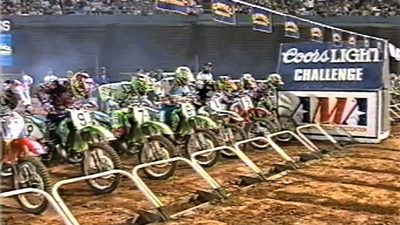 AMA Supercross（スーパークロス） Atlanta 1992 - YouTube