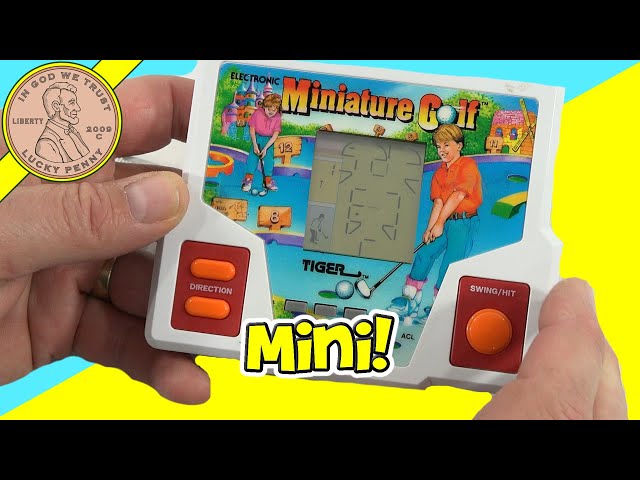 Tiger Electronic Miniature Golf Handheld Game 7 738 - YouTube
