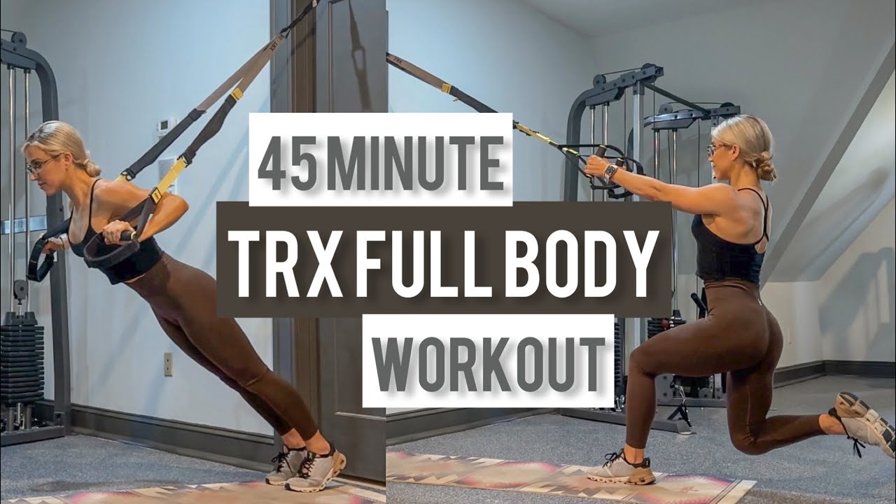 45 Minute Full Body TRX Strength Workout | Low Impact | Suspension