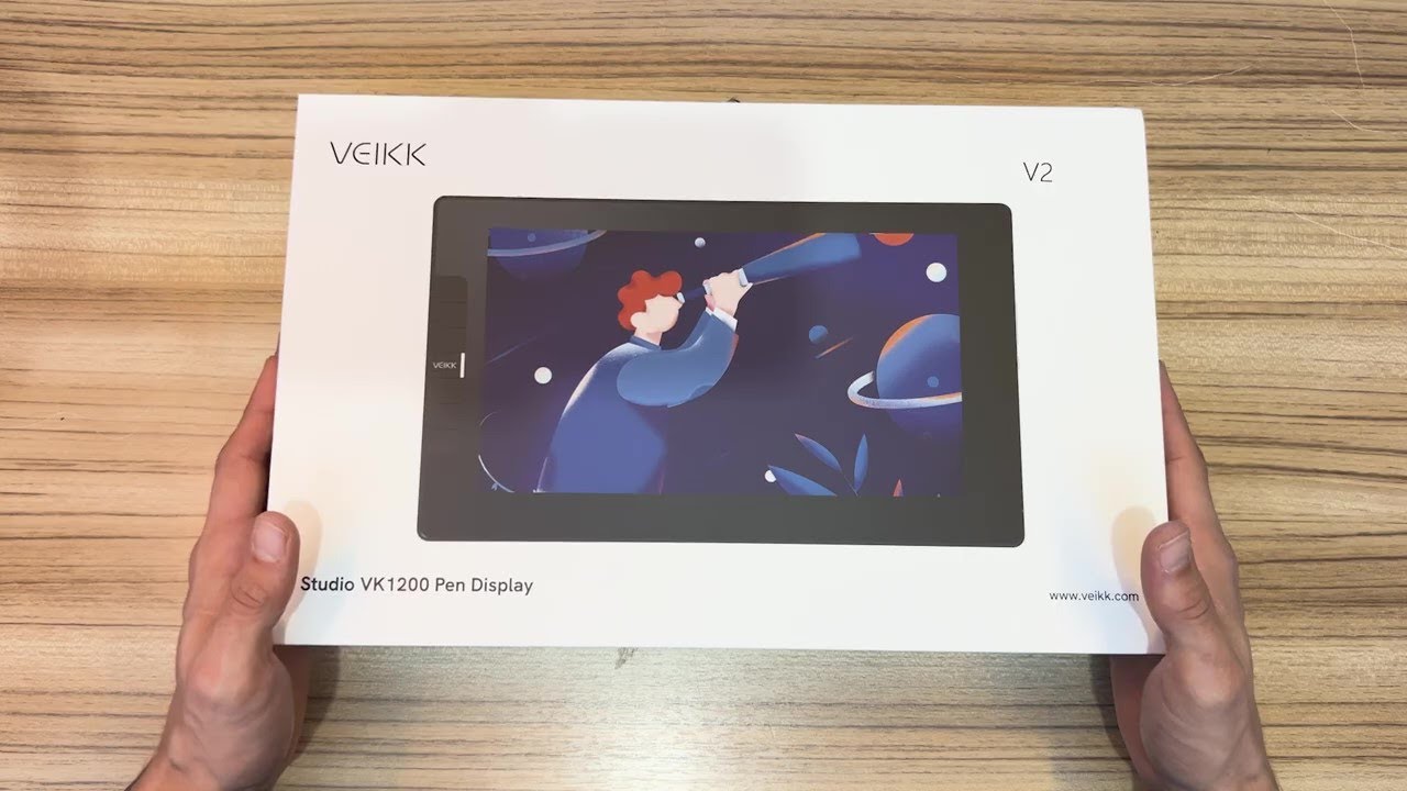 Best Cheap Drawing Tablet With Screen - Veikk VK1200 V2 - YouTube