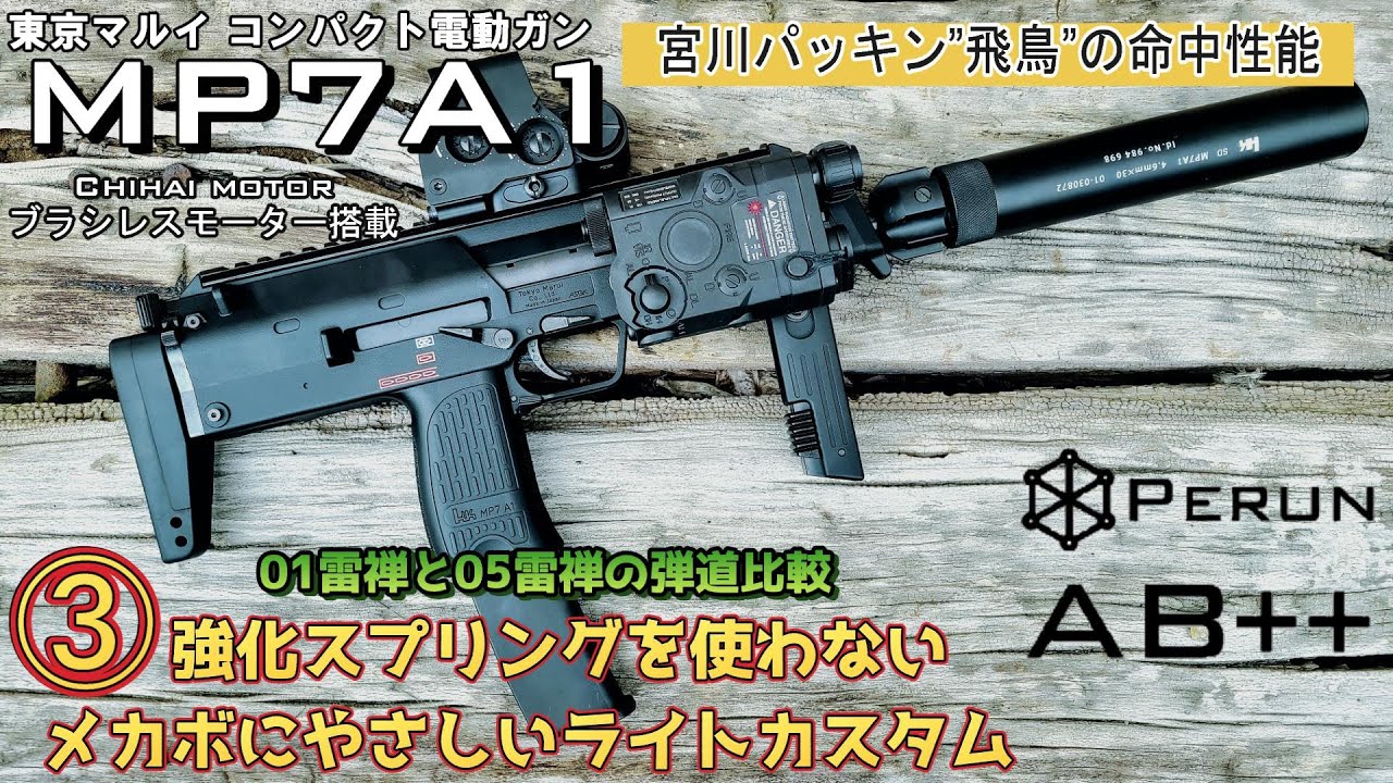 東京マルイMP7！メカボ割れ！強化カスタム？対策？【でめうらに聞き
