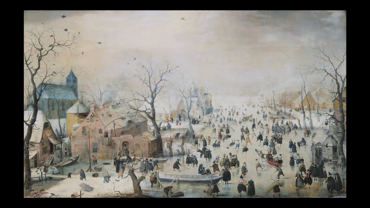 日めくり3分間名画の旅】257枚目 アーフェルカンプ「スケートをする