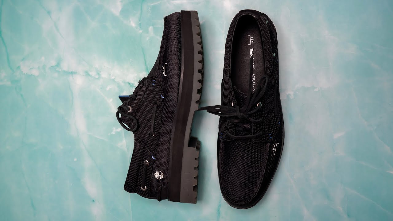 A COLD WALL TIMBERLAND 3 EYE BOAT SHOE review - YouTube