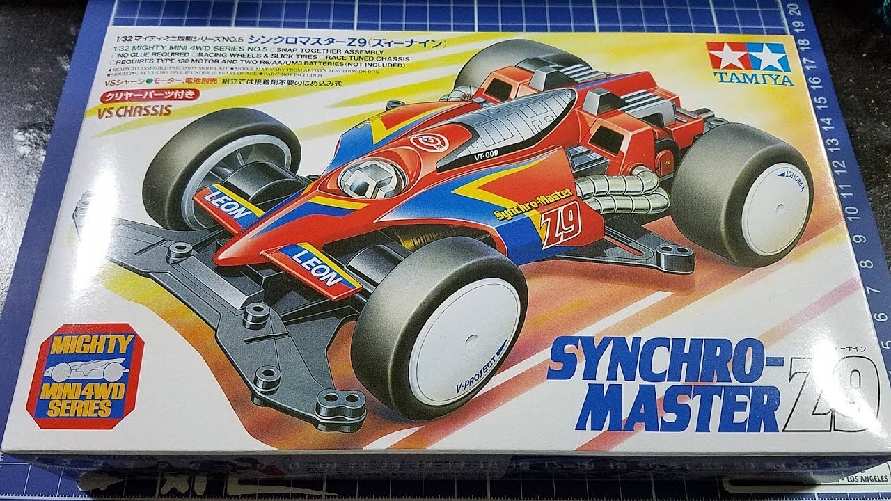 ミニ四駆】Tamiya Mini 4WD Kits: Synchro-Master Z9 95410 - YouTube