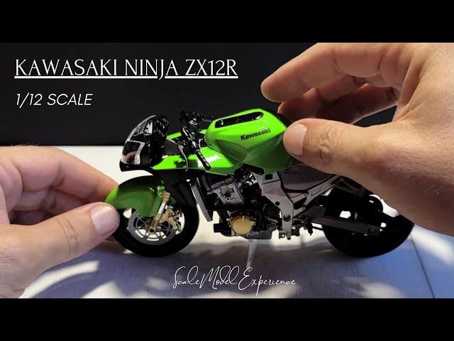 Unviling Tamiya 1/12 Scale Kawasaki Ninja ZX 12R modelkit - YouTube