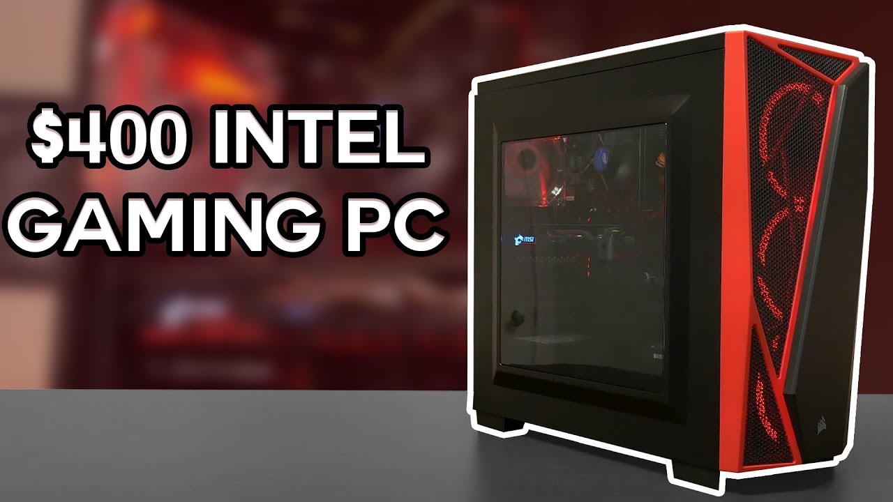 $400 Budget Gaming PC | i3 9100f + RX 580 - YouTube