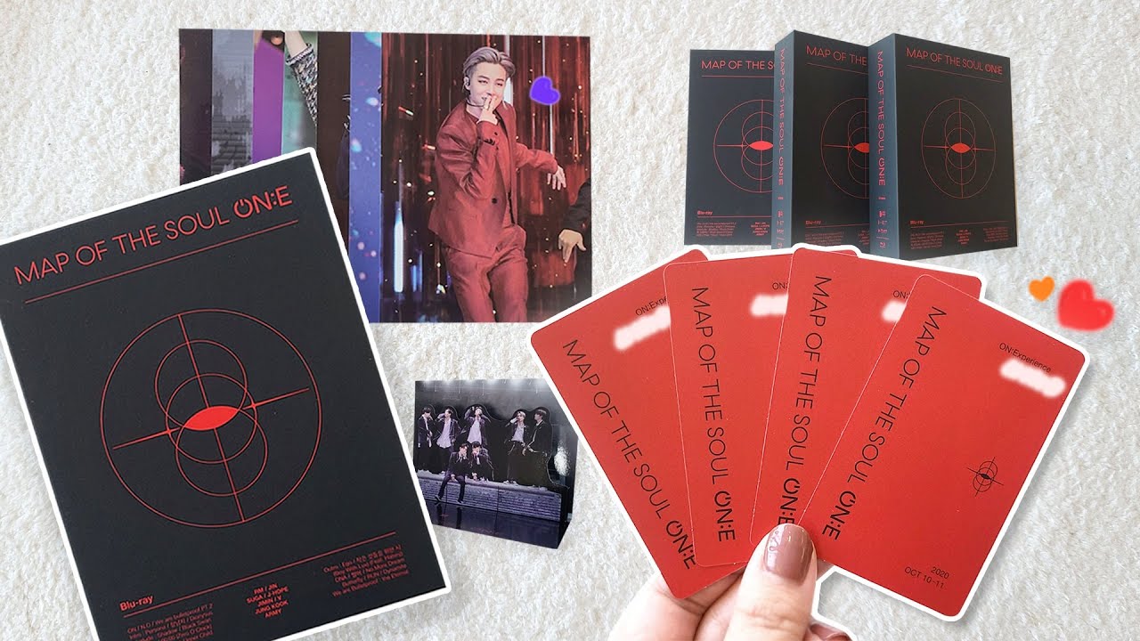 BTS MAP OF THE SOUL ON:E BLU-RAY UNBOXING❤ - YouTube