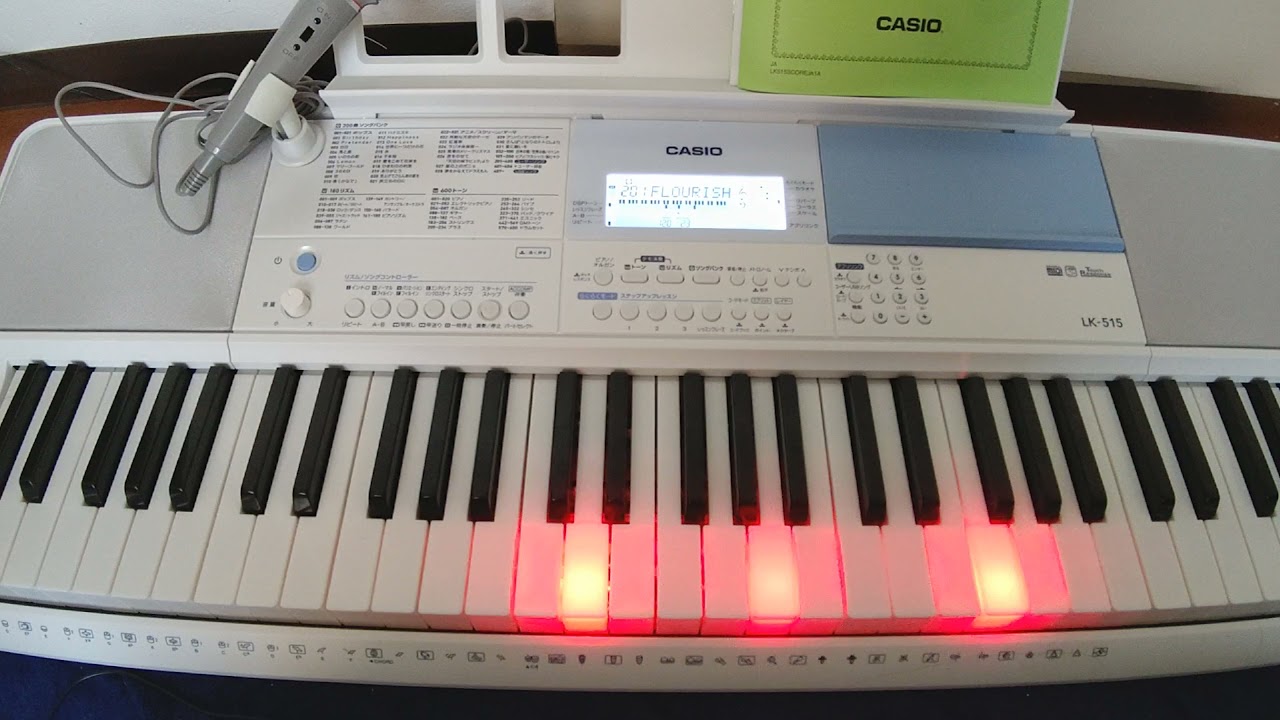 flourish.mid on Casiotone LK-515 - YouTube