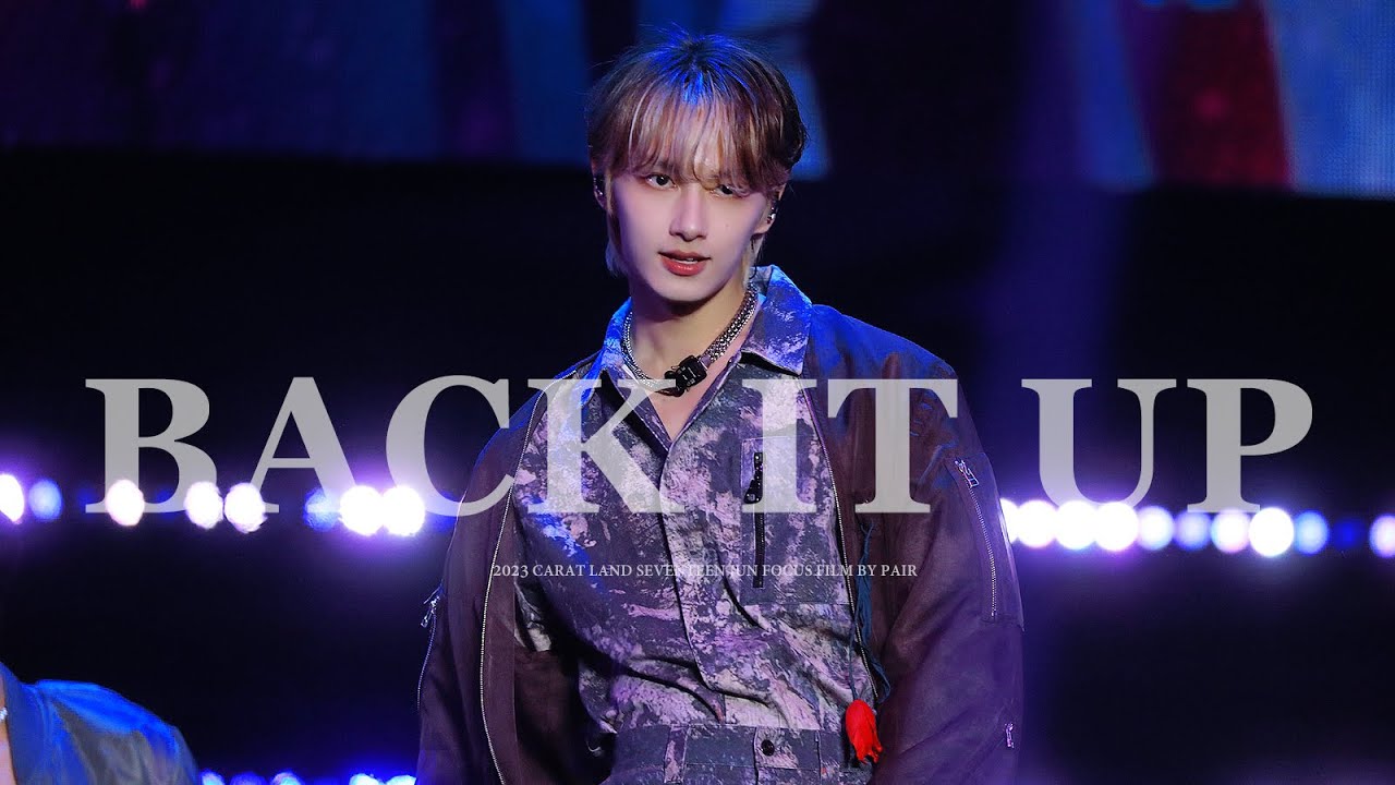 2023 CARAT LAND 'BACK IT UP' SEVENTEEN 세븐틴 JUN 준 FOCUS 직캠