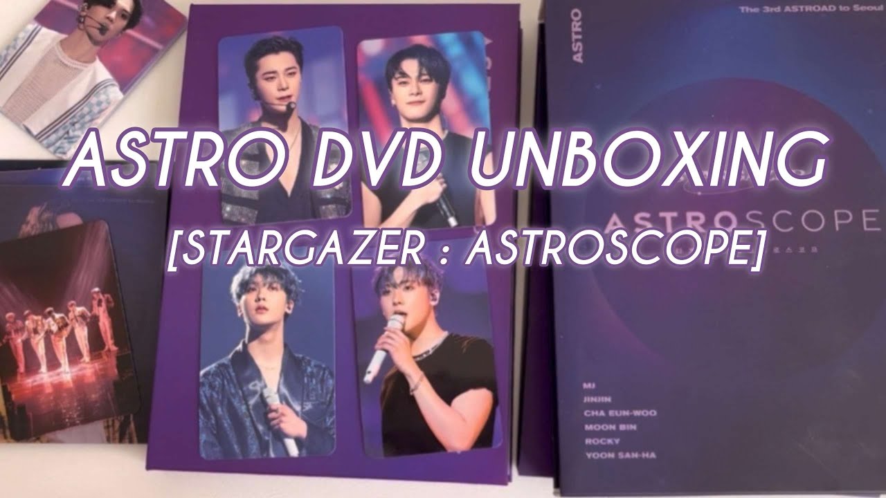 ASTRO [STARGAZER : ASTROSCOPE] DVD Unboxing _ Aroha Vlog - YouTube