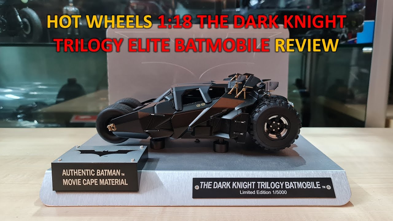 Hot Wheels 1:18 The Dark Knight Trilogy Elite Batmobile Review
