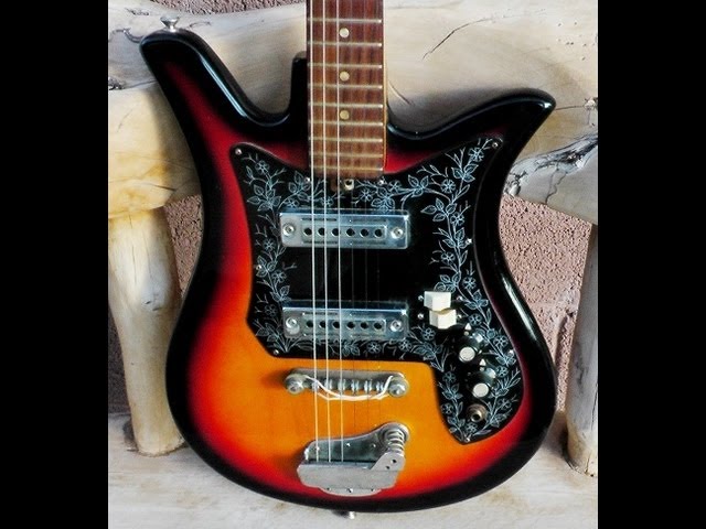 Teisco ET 200 Tulip Guitar test. - YouTube