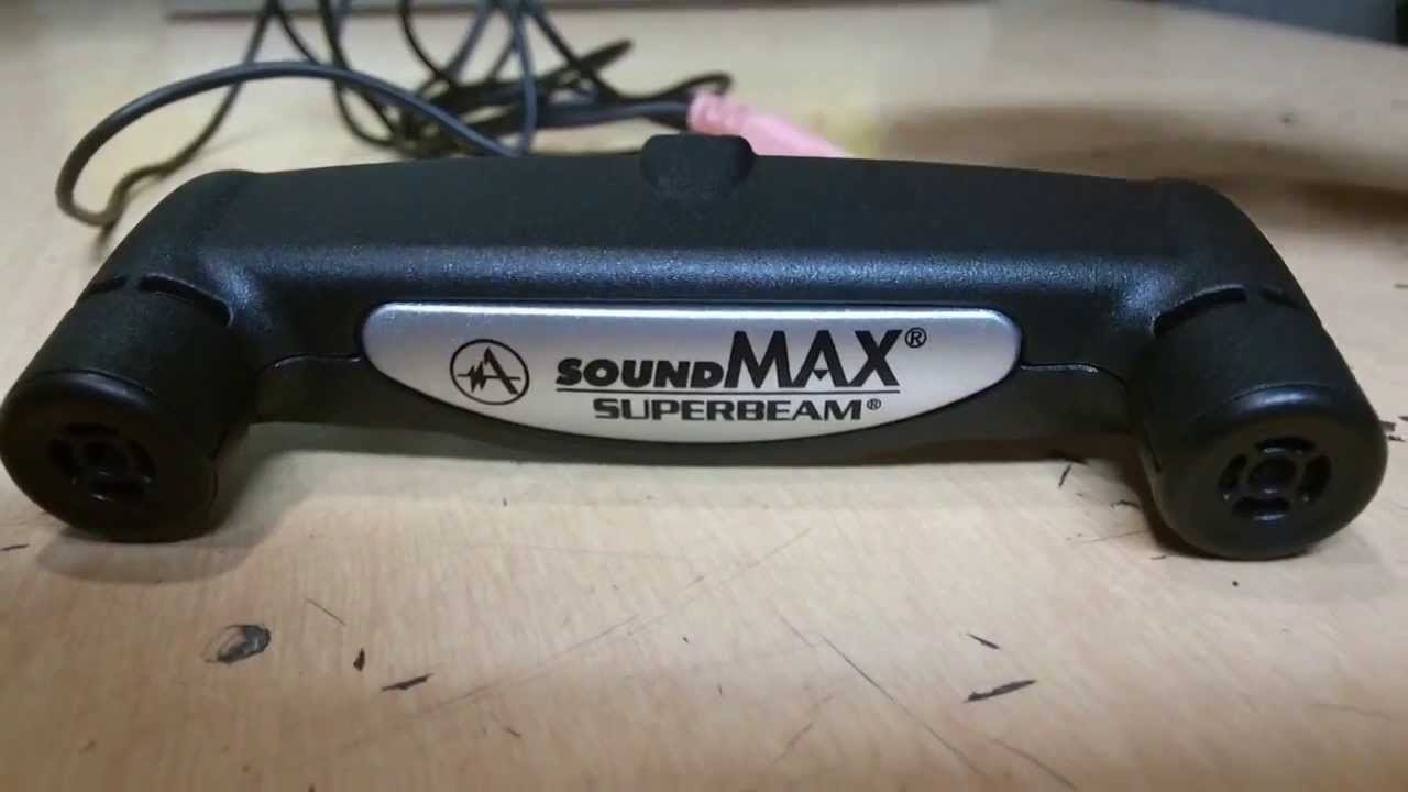 ASUS SoundMax Superbeam stereo microphone - YouTube