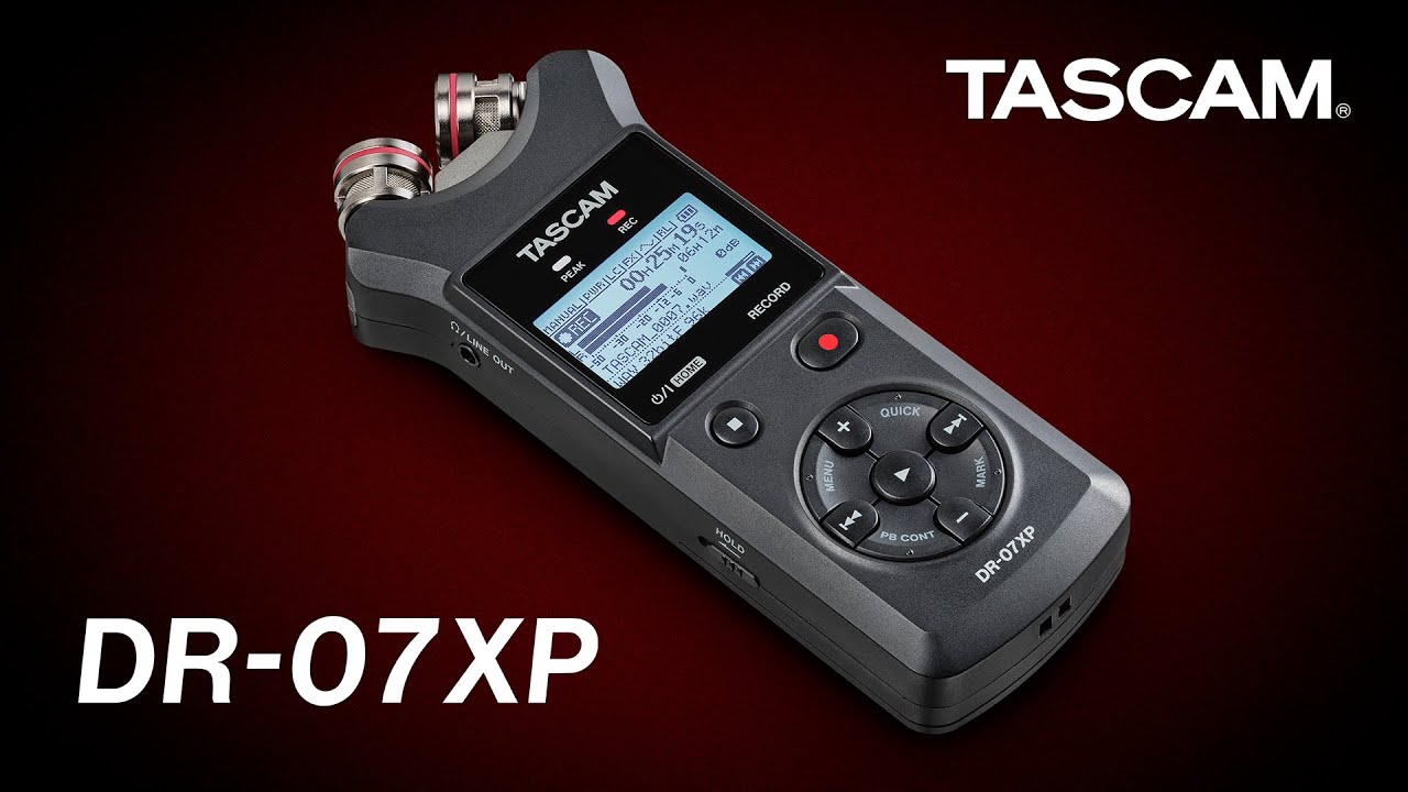 DR-07XP | A-B/X-Y可動式マイク搭載32ビットフロート録音対応 ステレオ