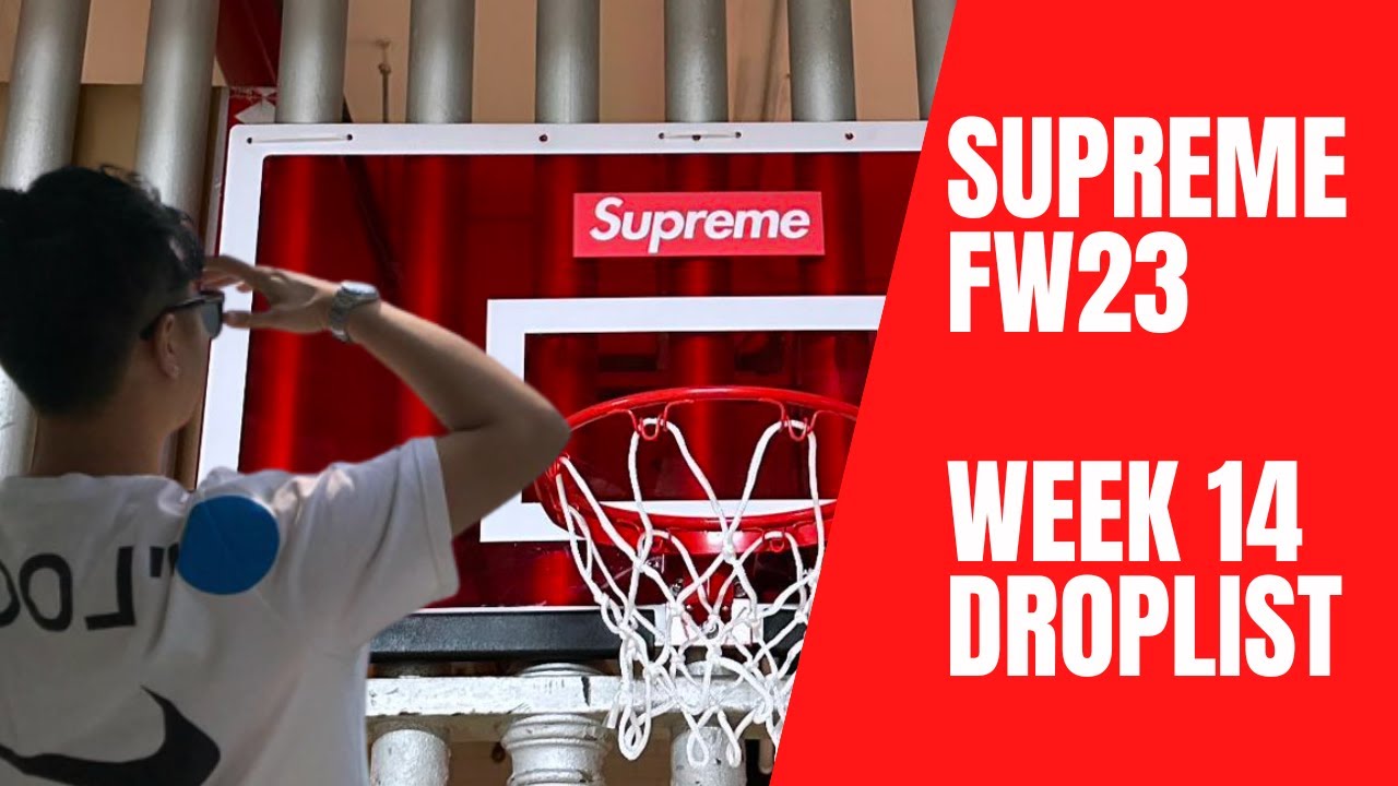 🏀 SUPREME®/SPALDING® MINI BASKETBALL HOOP - Supreme FW23 Week 14