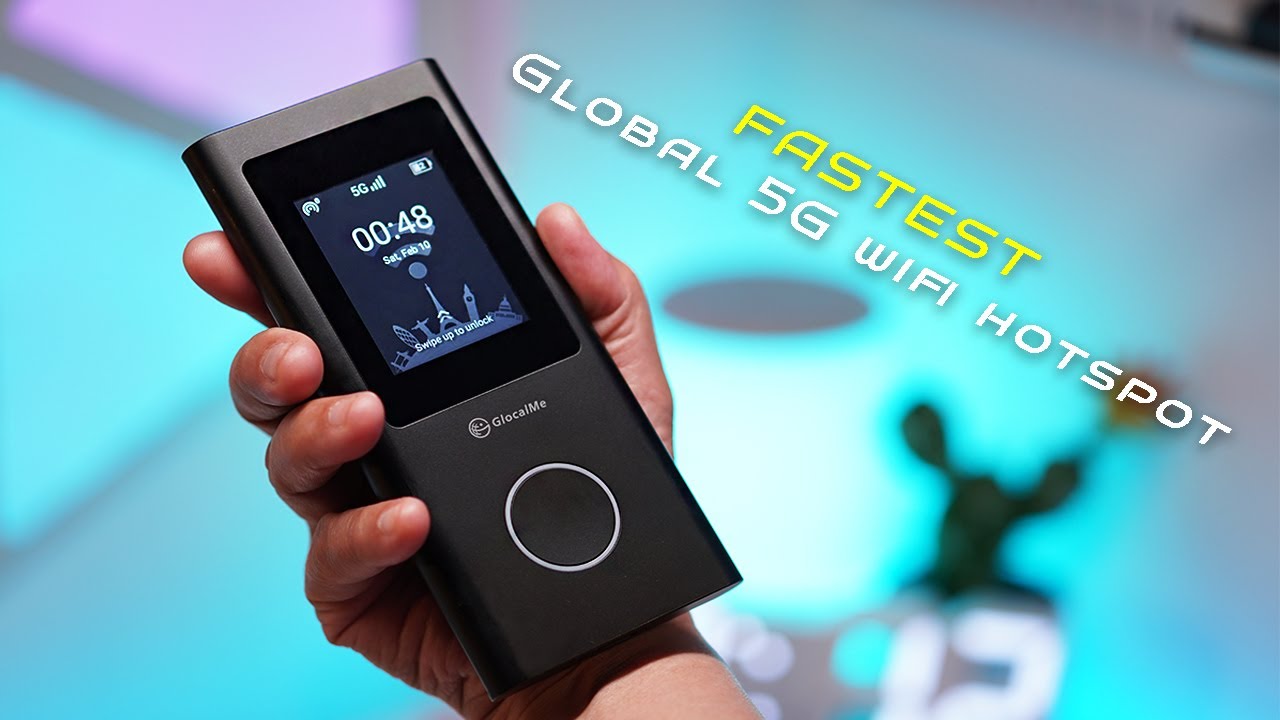 World's First 5G Global Mobile WiFi - GlocalMe Numen Air 5G - YouTube