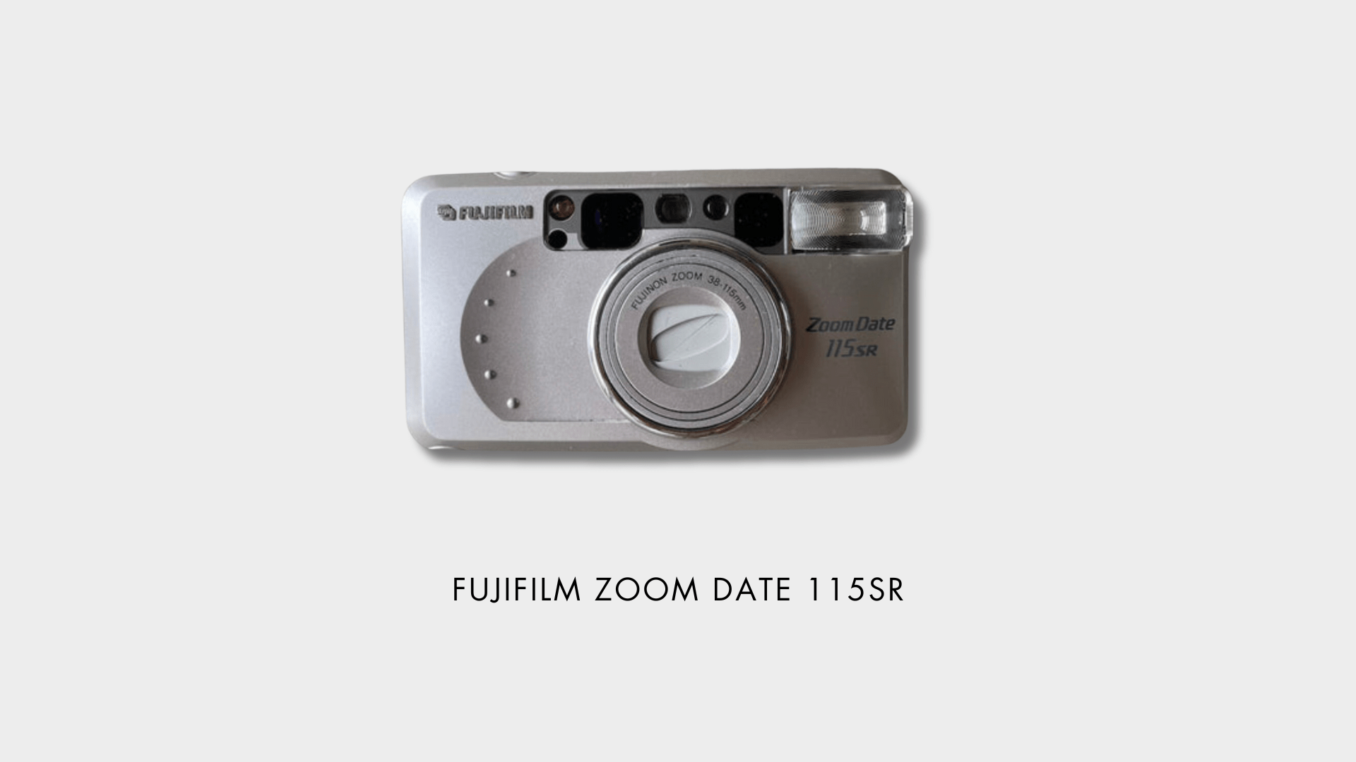 FUJIFILM（富士フィルム） ZOOM DATE 115SR | ENCOUNTER MAGAZINE