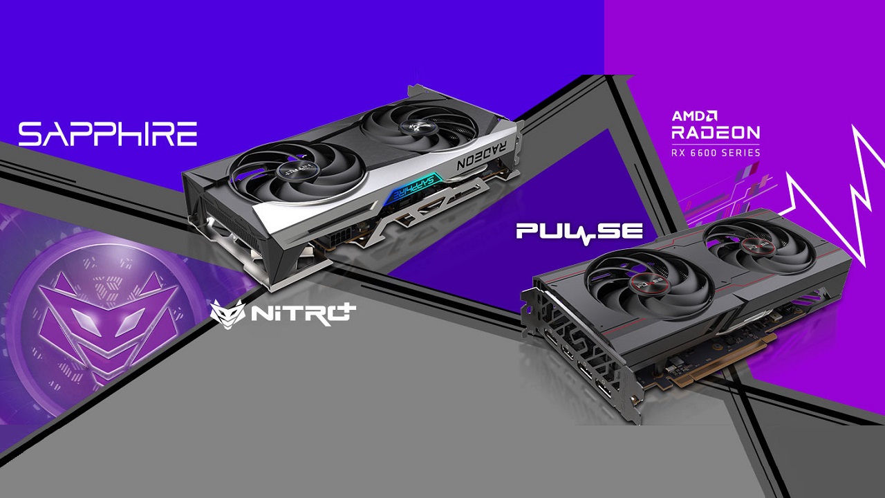 Sapphire Launches Radeon RX 6600 XT NITRO+ and PULSE Graphics