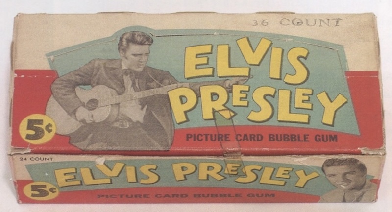 1956 Topps Elvis Presley Five-Cent Wax Box With 24 Packs – Post