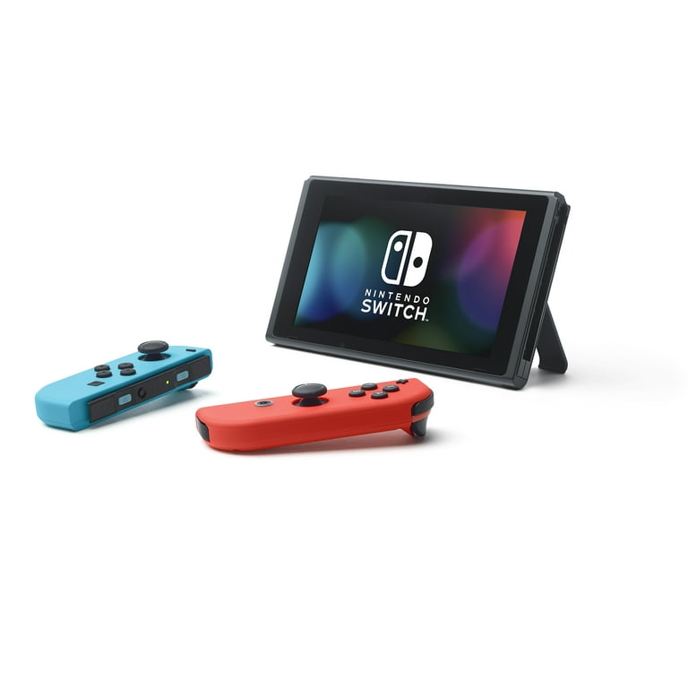Nintendo Switch™ Bundle: Console w/ Neon Blue & Red Joy-Con, 12