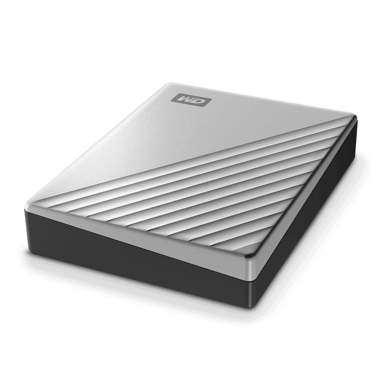 WD 2TB My Passport Ultra, USB-C Portable Hard Drive for Mac