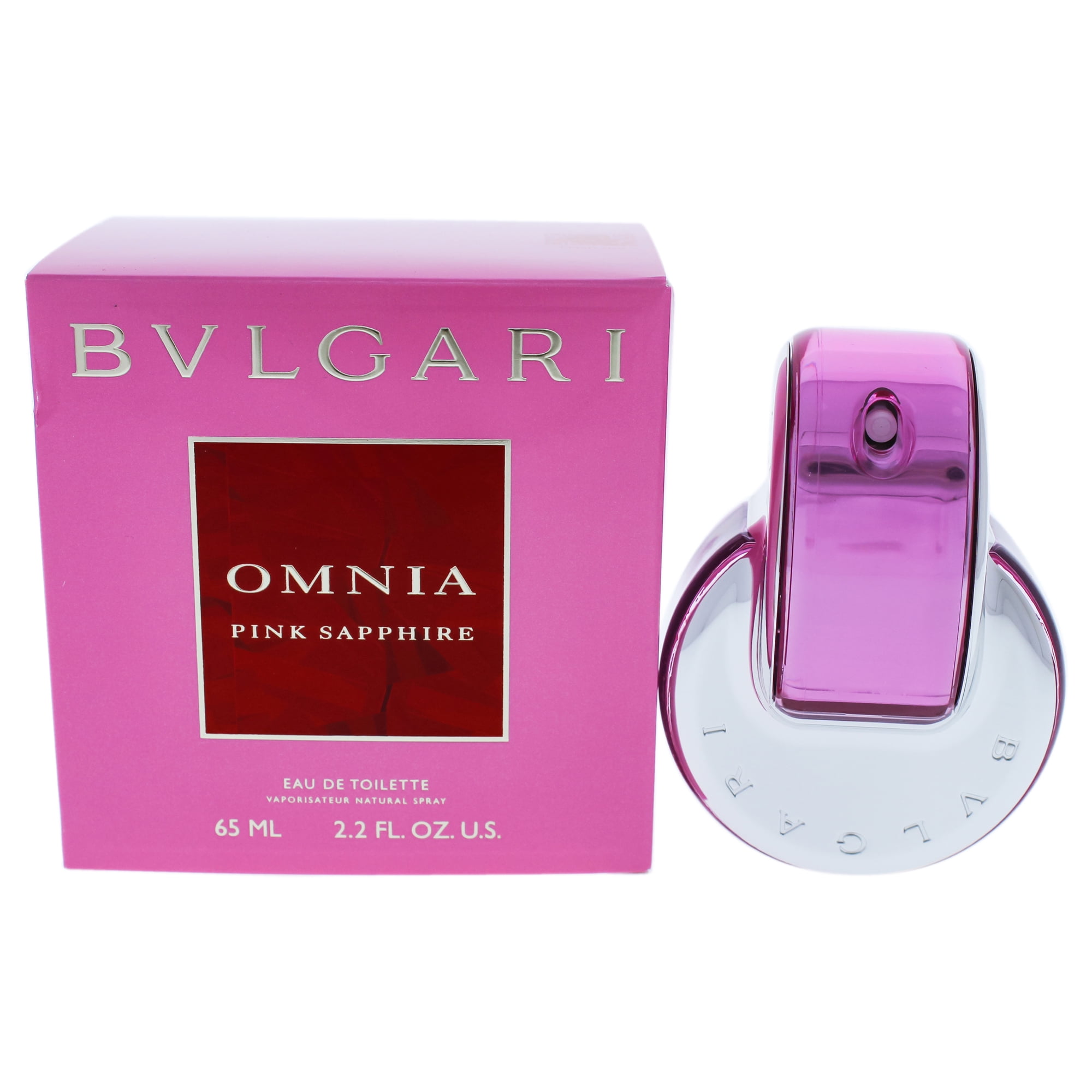 Bvlgari Omnia Pink Sapphire Ladies EDT Spray Perfume, 2.2 Oz with