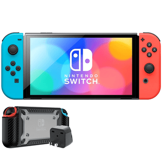 Nintendo Switch Hardware with Splatoon 2 + Neon Green/Neon Pink