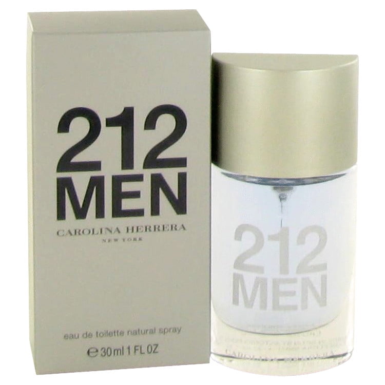 Carolina Herrera 212 Eau De Toilette Spray, Cologne for Men, 1 Oz