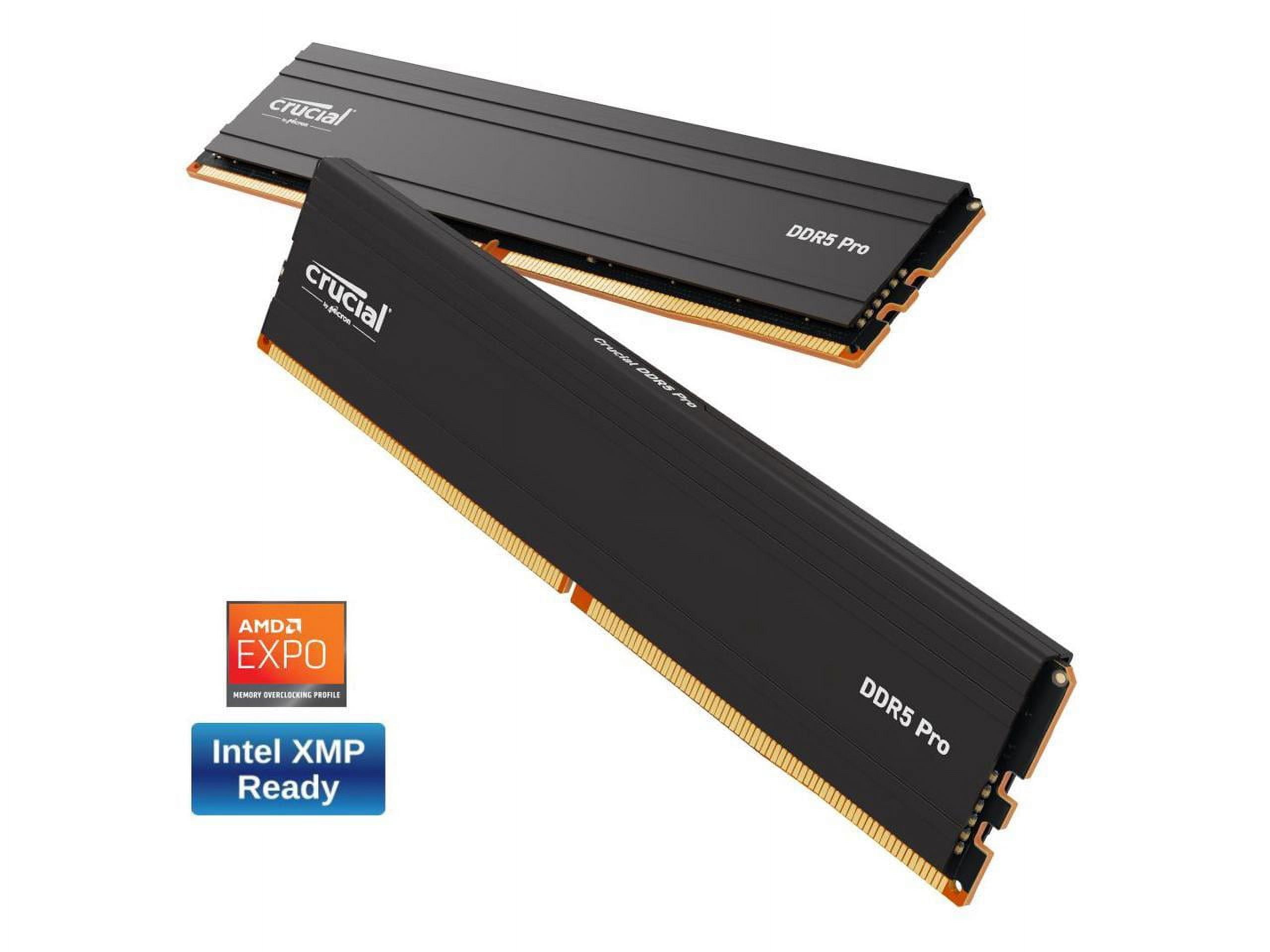 Crucial Pro 64GB DDR5 5600 PC RAM for Gaming, AMD EXPO Ready
