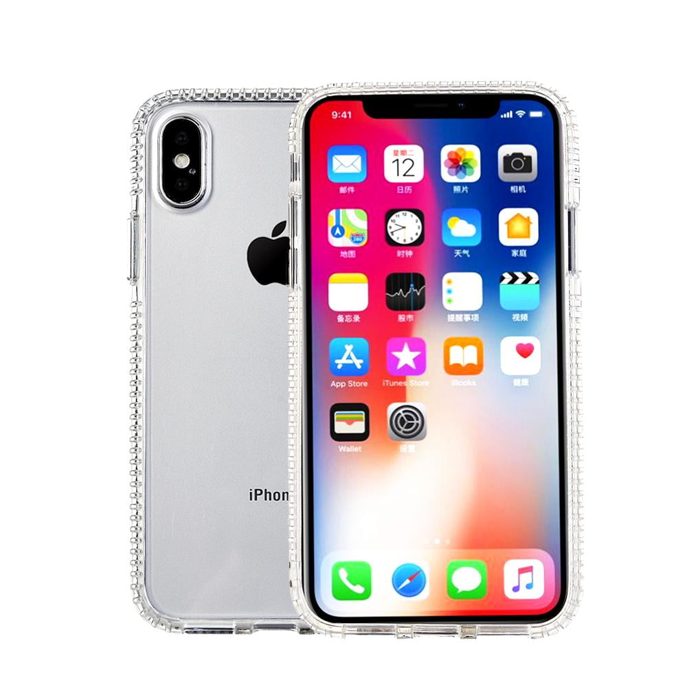 Apple iPhone X Case, Scratch Resistant, Transparent Clear, Clambo