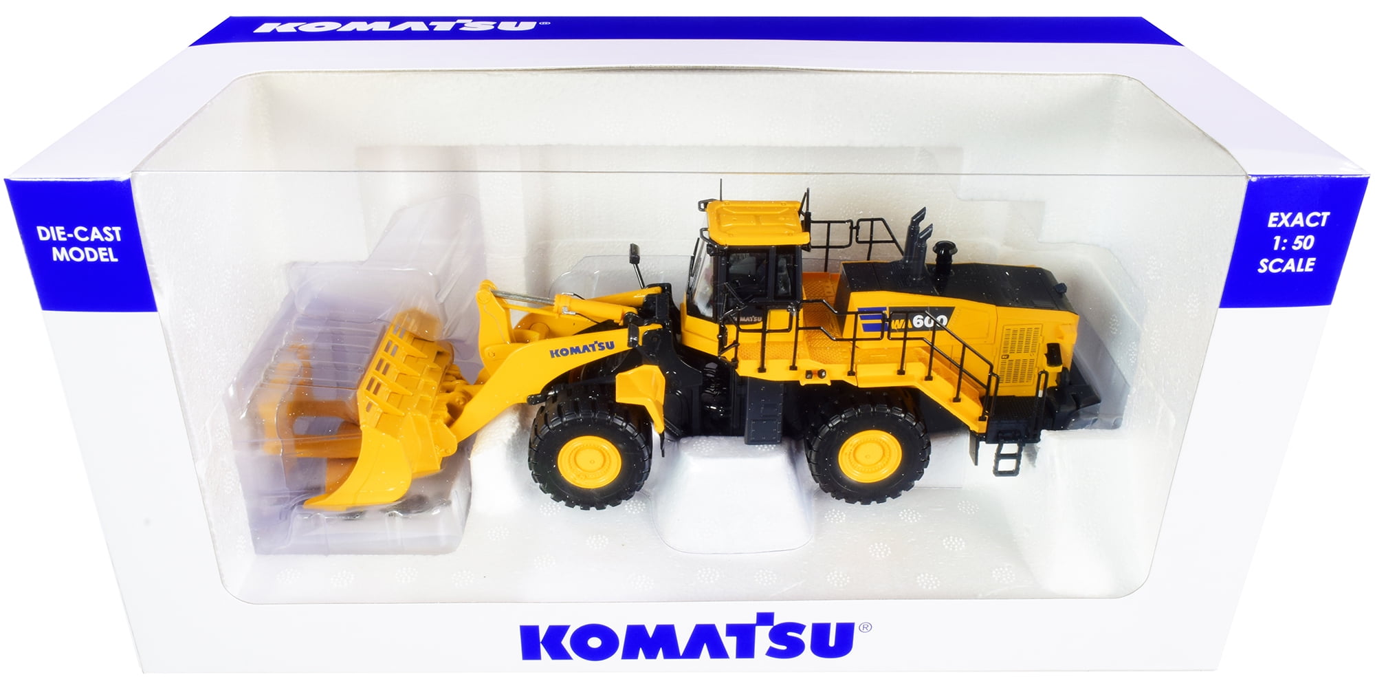 Komatsu WA600-8 Stone Handler Wheel Loader 1/50 Diecast Model by