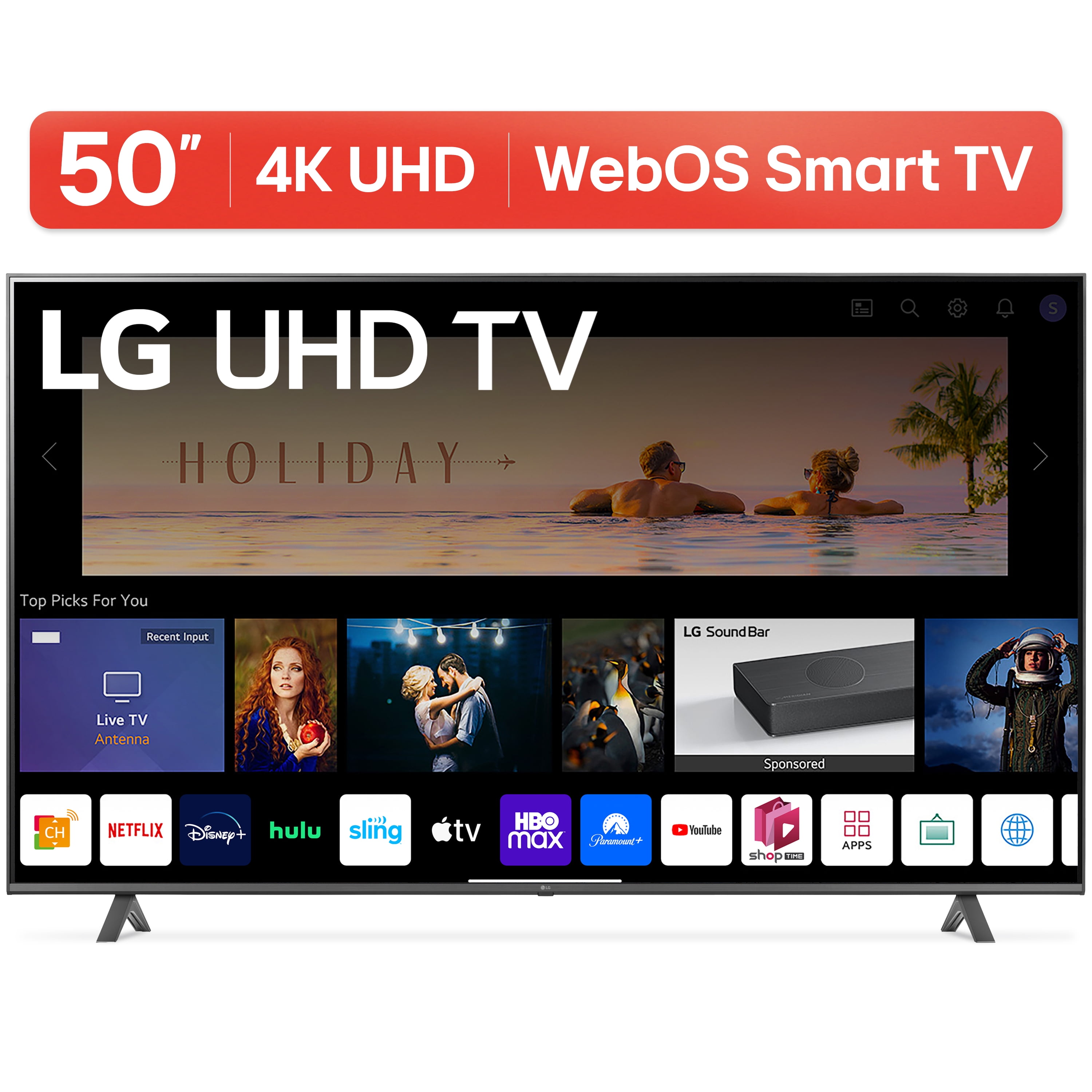 Free Shipping! L.G 50” 4K UHD Smart TV 2160p webOS with AI