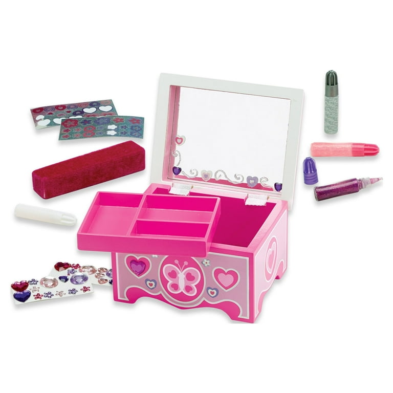 Melissa & Doug Created by Me! Jewelry Box Wooden Craft Kit